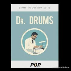 PopLab Audio Dr. Drums Explosive 2000s Pop Drums Drum production suite