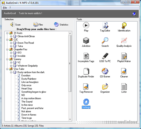 KC Softwares AudioGrail v7.13.2.225 WiN