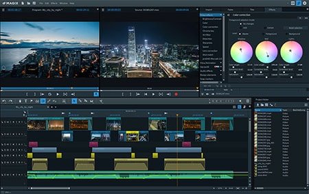 MAGIX Video Pro X Interface