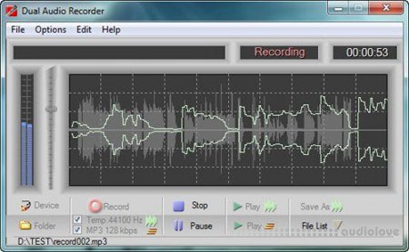 Adrosoft DUAL Audio Recorder