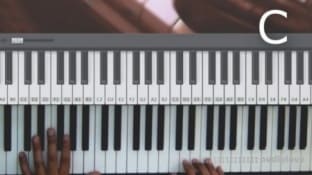 SkillShare Learn to Play Major Chords with Inversions of White Keys