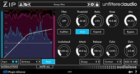 Unfiltered Audio Zip v1.0 CE / v1.3.0 WiN MacOSX