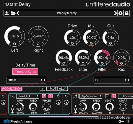 Unfiltered Audio Instant Delay v1.0.1 CE / v1.2.0 WiN MacOSX