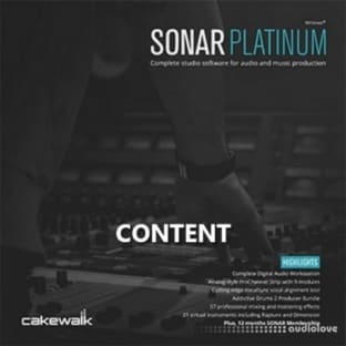 Cakewalk SONAR Platinum Content