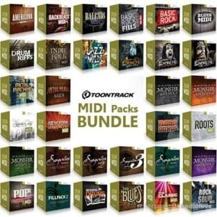 Toontrack MIDI Packs BUNDLE