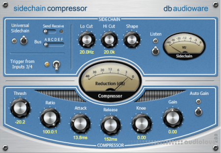 db audioware Sidechain Compressor