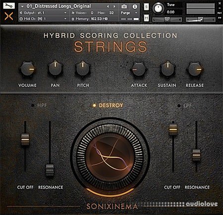 Sonixinema Hybrid Scoring Collection Strings