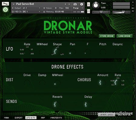 Gothic Instruments DRONAR Vintage Synth