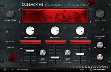 G-Sonique DUBSHOX Multi-Band Distortion