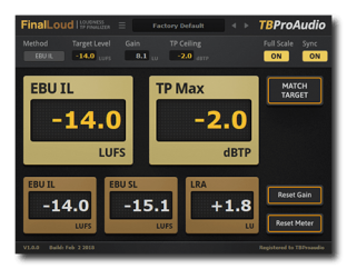 TBProAudio FinalLoud