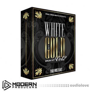 Paul Wise Beats White and Gold Drum Kit Vol.2