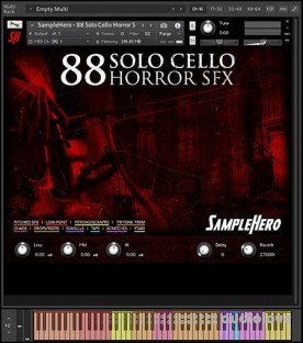 SampleHero 88 Solo Cello Horror SFX