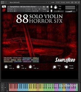 SampleHero 88 Solo Violin Horror SFX