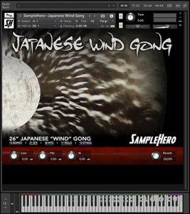 SampleHero Japanese Wind Gong 26 + SFX