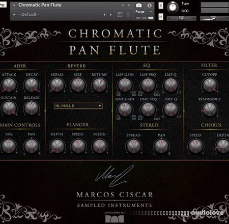 Marcos Ciscar Chromatic Pan Flute
