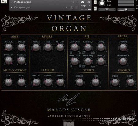 Marcos Ciscar Vintage Organ