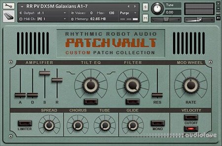 Rhythmic Robot Audio PatchVault DX5 Custom Set 1