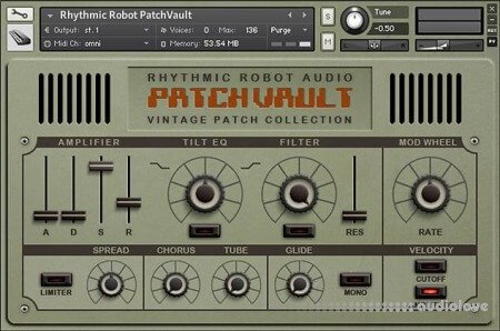Rhythmic Robot Audio PatchVault Poly6 Factory Set A