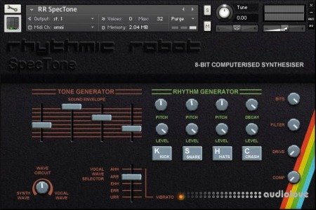 Rhythmic Robot Audio Spectone