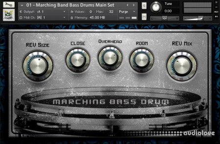 Dream Audio Tools MBD Marching Bass Drums