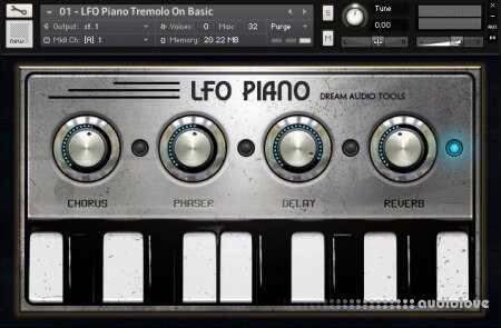 Dream Audio Tools The LFO Piano