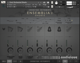 Cinematique Instruments Ensemblia 2 Orchestral