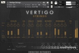Cinematique Instruments Vertigo Strings