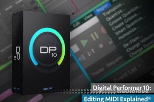 Groove3 Digital Performer 10 Editing MIDI Explained