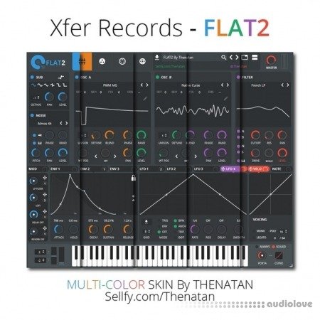 Thenatan Xfer Records Flat2 Multi Color