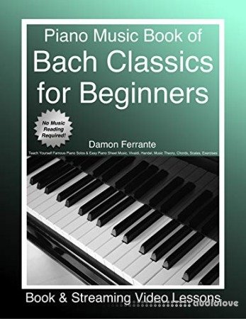 Piano Music Book of Bach Classics for Beginners