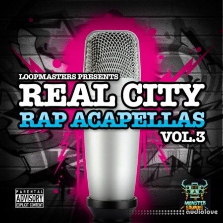 Monster Sounds Real City Rap Acapellas Vol.3