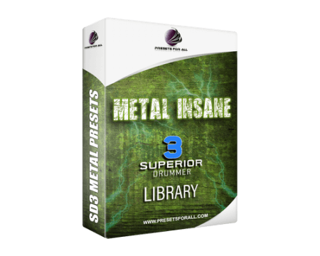 Presets For All Metal Insane Drum Library Project Superior Drummer 3