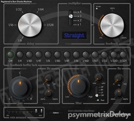 Bom Shanka Machines psymmetrixDelay v1.3.3 WiN MacOSX