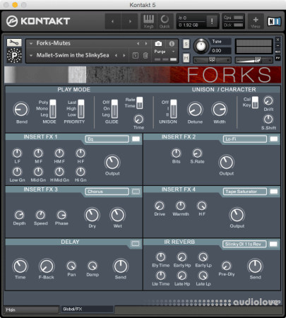 Particle Sound Forks
