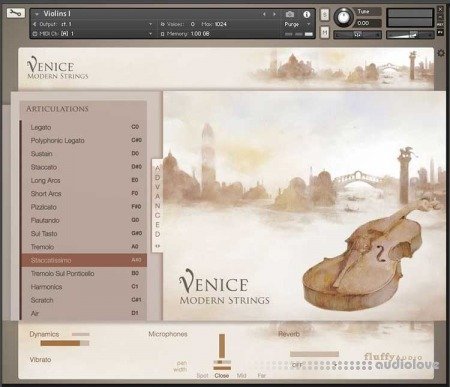 Fluffy Audio Venice Modern Strings