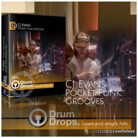 DrumDrops CJ Evans Pocket Funk Vol.1 Loops and Hits Pack