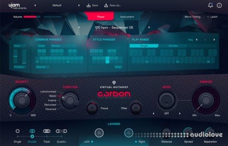 UJAM VIrtual Guitarist CARBON v1.0.1 WiN MacOSX