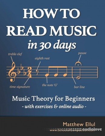 How to Read Music in 30 Days: Music Theory for Beginners - with Exercises & Online Audio