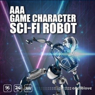 Epic Stock Media AAA Game Character Sci Fi Robot