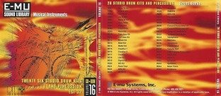 E-MU Classic Series Vol.16 Studio Drum Kits And Percussion