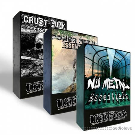 Ugritone Crust Punk + Power Metal + Nu Metal Essentials MIDI Packs Bundle