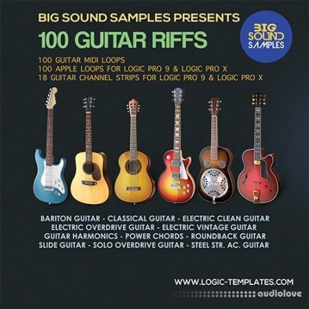 Big Sound Samples 100 Guitar Riffs