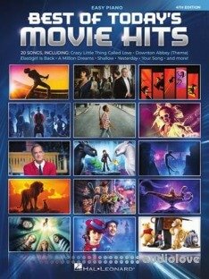 Best of Today's Movie Hits Easy Piano Songbook, 4th Edition