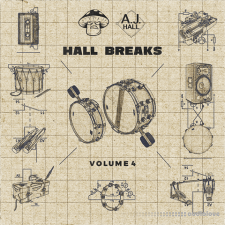 Shroom x AJ Hall Hall Breaks Vol.4 Sample Pack WAV