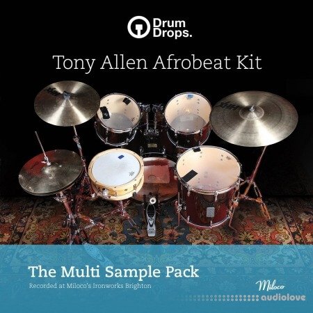 DrumDrops Tony Allen Afrobeat Kit: Multi Sample Pack MULTiFORMAT