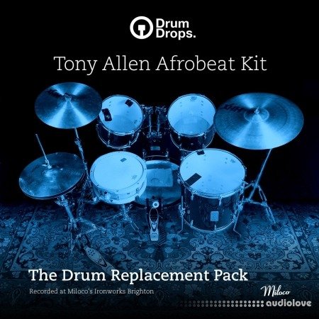 DrumDrops Tony Allen Afrobeat Kit: Drum Replacement Pack MULTiFORMAT