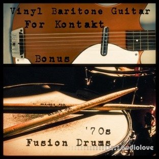 Past To Future Samples Vinyl Baritone Guitar & 70's Fusion Drums