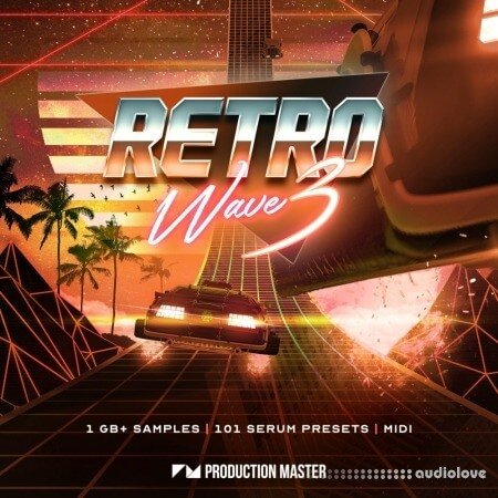 Production Master Retrowave 3 WAV MiDi Synth Presets