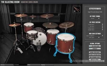 Room Sound Blasting Room Signature Series Drums