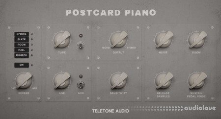 Teletone Audio Postcard Piano